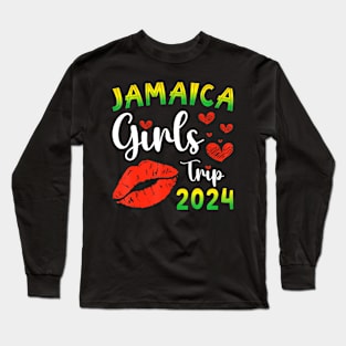 Jamaica Girls Trip 2024 Summer Vacation Jamaica Long Sleeve T-Shirt